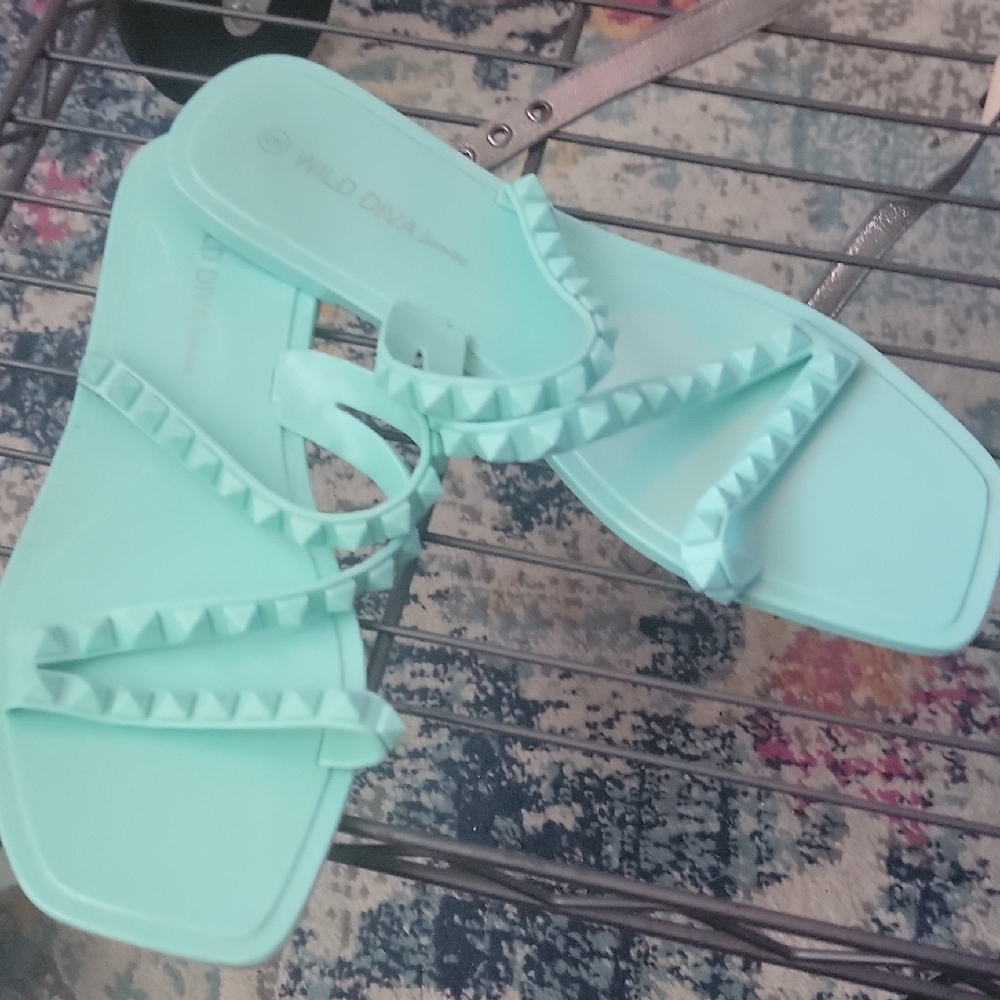 DIVA Lounge Women's Aqua Sandals